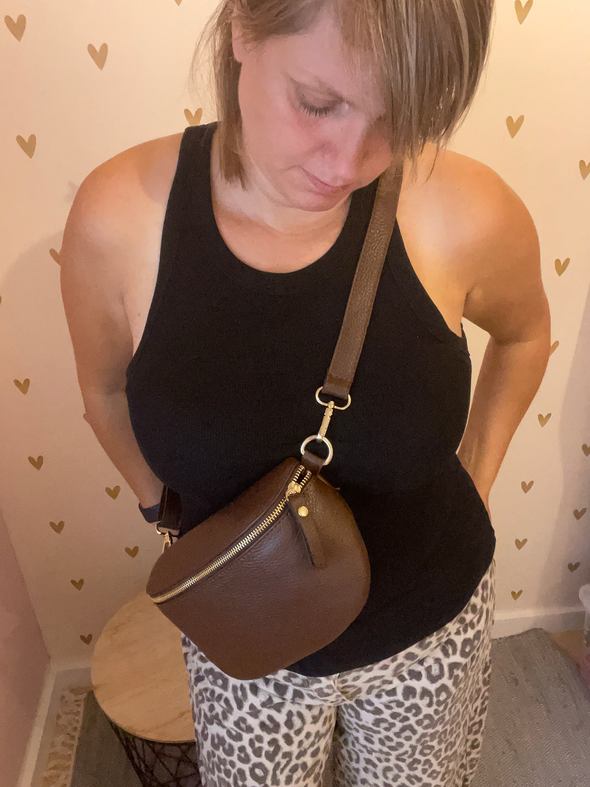 Cacao crossbody bag