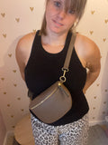 Taupe crossbody bag