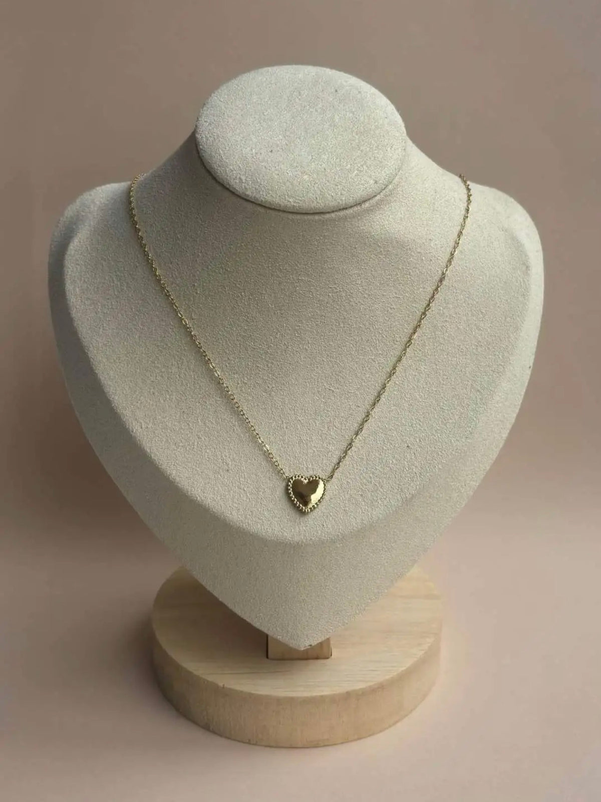 Gouden hartjesketting